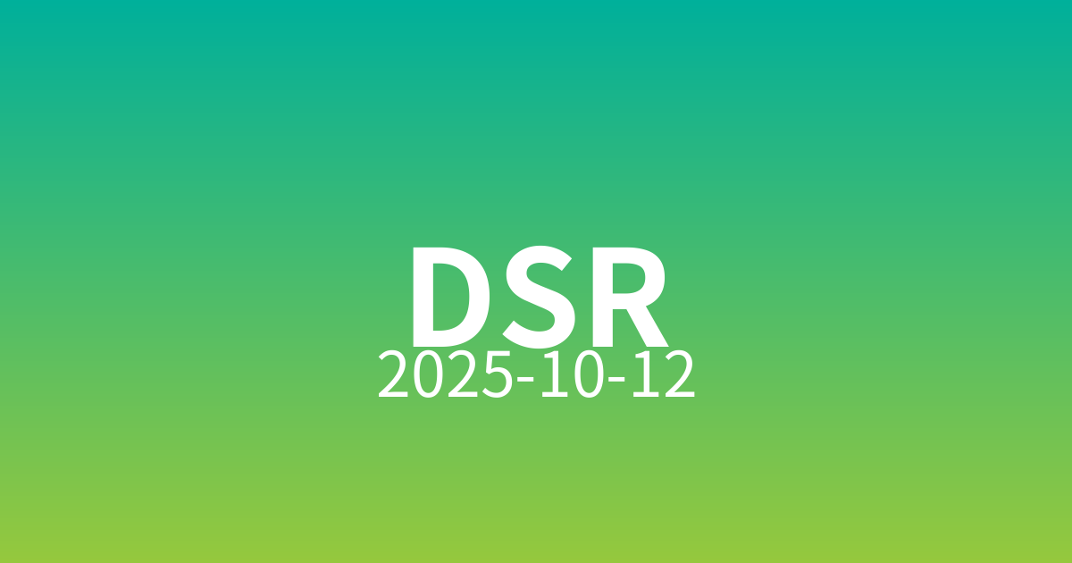 DSR, 당신의 재무 건전성을 점검하는 지표