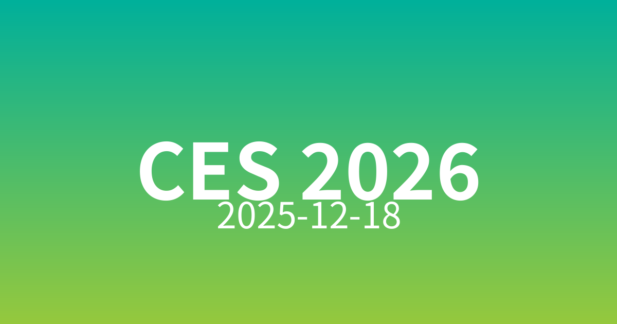 CES 2026, 기술의 미래를 만나다